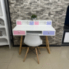 ESCRITORIO ESTANTE C/ BASE DE MADERA