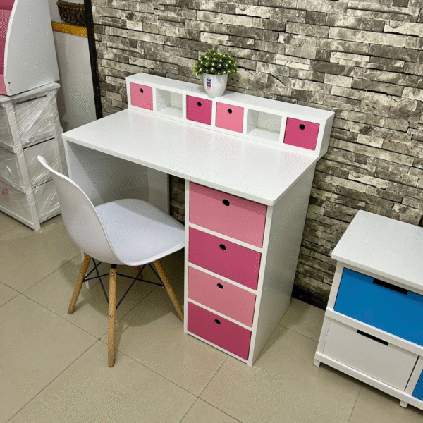 ESCRITORIO ESTANTE C/ CAJONERA DE MELAMINA